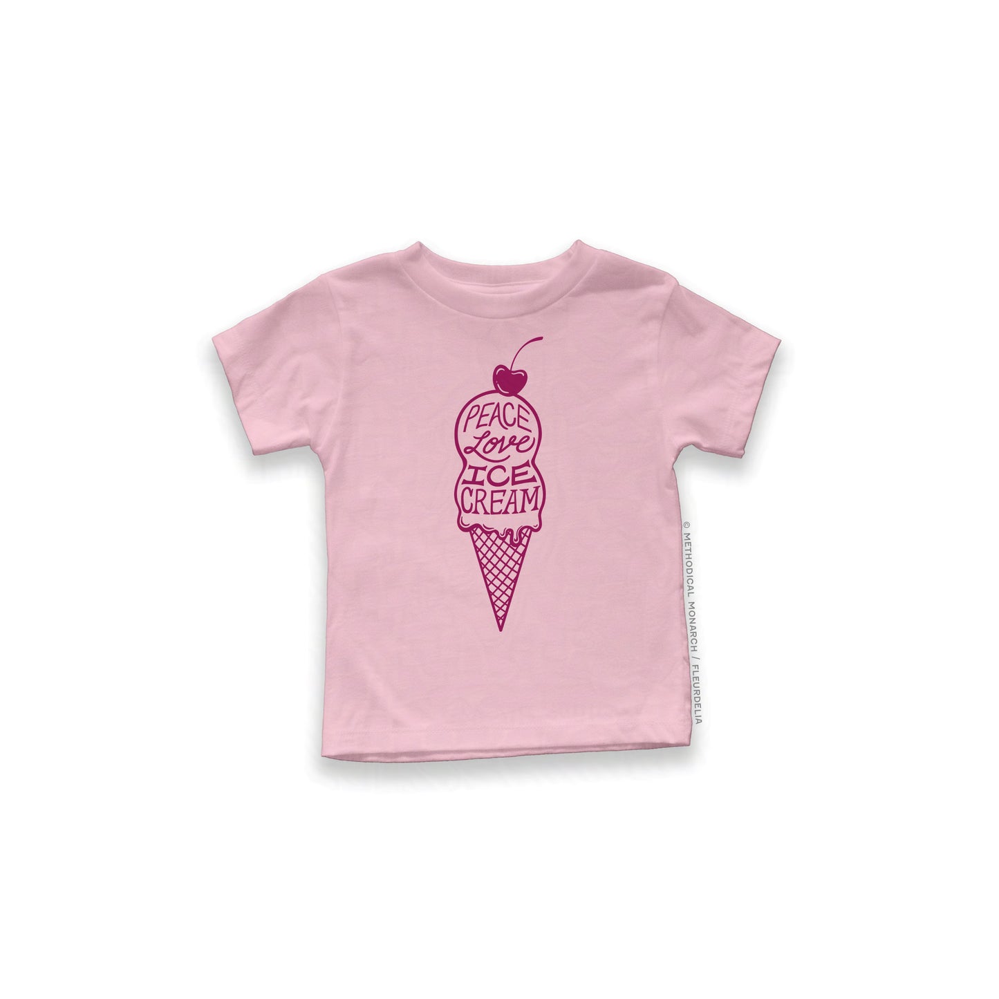 Peace, Love, Ice Cream - Toddler T-Shirt