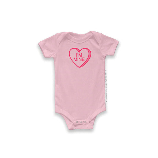 I'm Mine - Baby Short-Sleeve Bodysuit